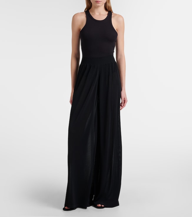 Alaïa High-rise wide-leg pants