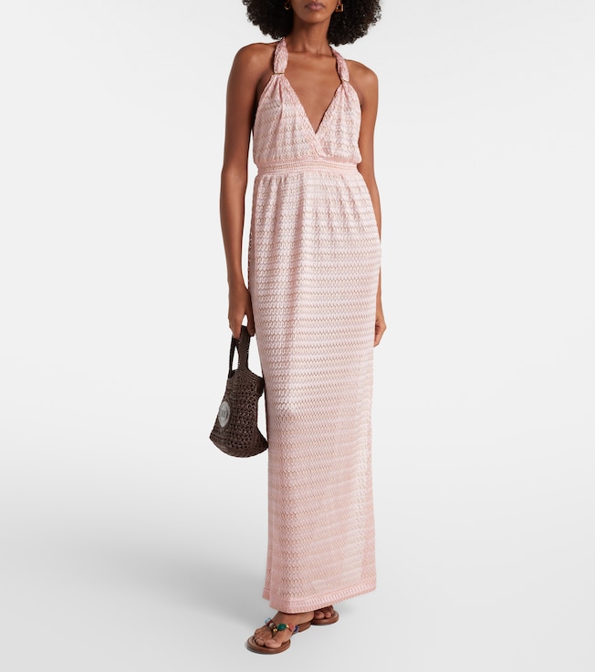 Melissa Odabash Mariah lamé maxi dress