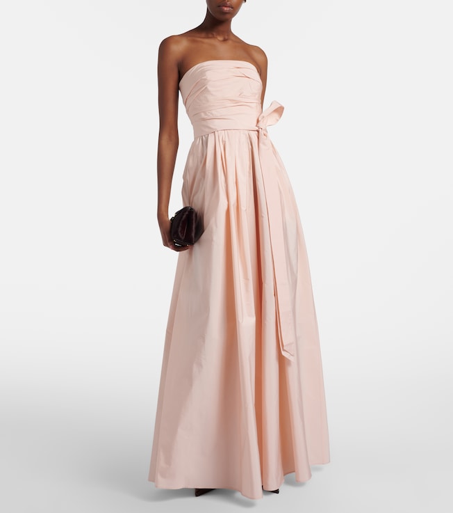 Max Mara Elegante Quinoa belted gown