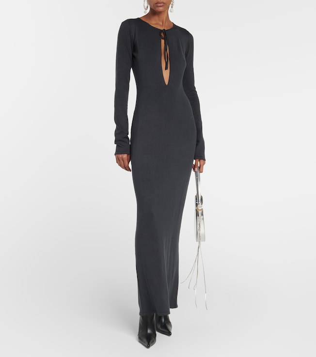 Magda Butrym Cutout silk maxi dress