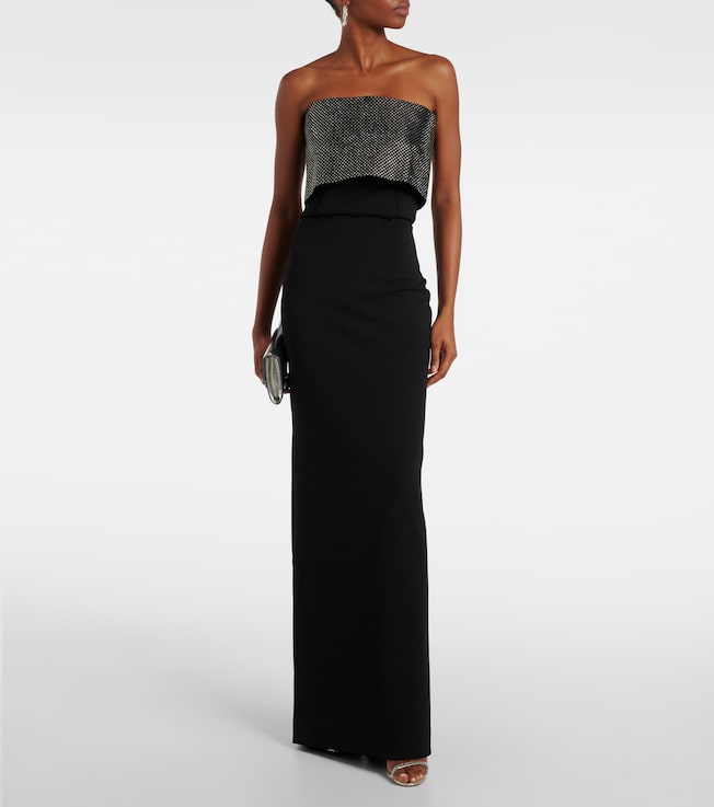 Solace London Brandi embellished gown
