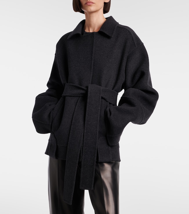 KHAITE Alder belted wool jacket