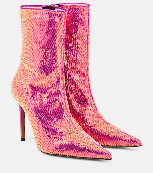 Alexandre Vauthier Sebert sequined ankle boots