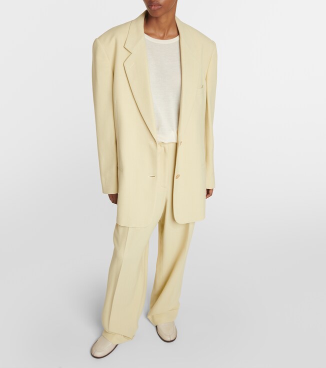 Oversize-Blazer Marina aus Crêpe | The Row