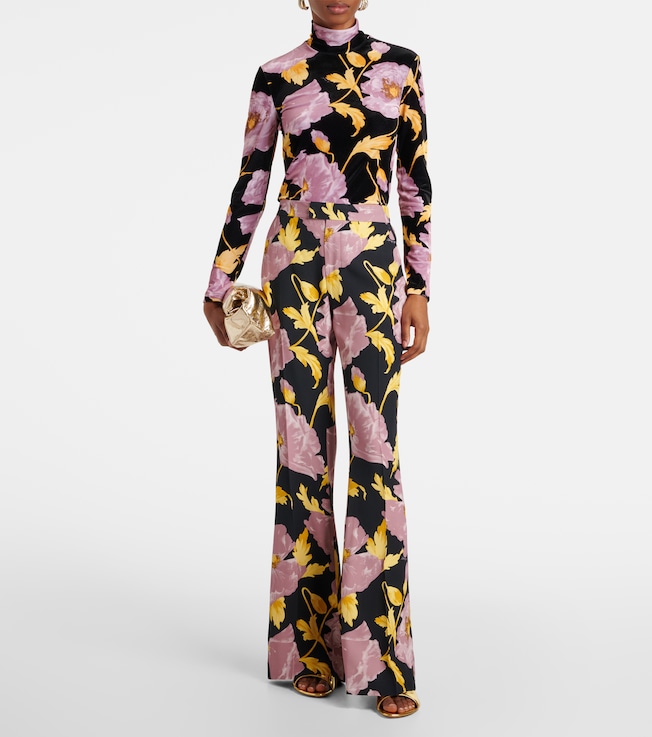La DoubleJ Saturday Night printed bootcut pants