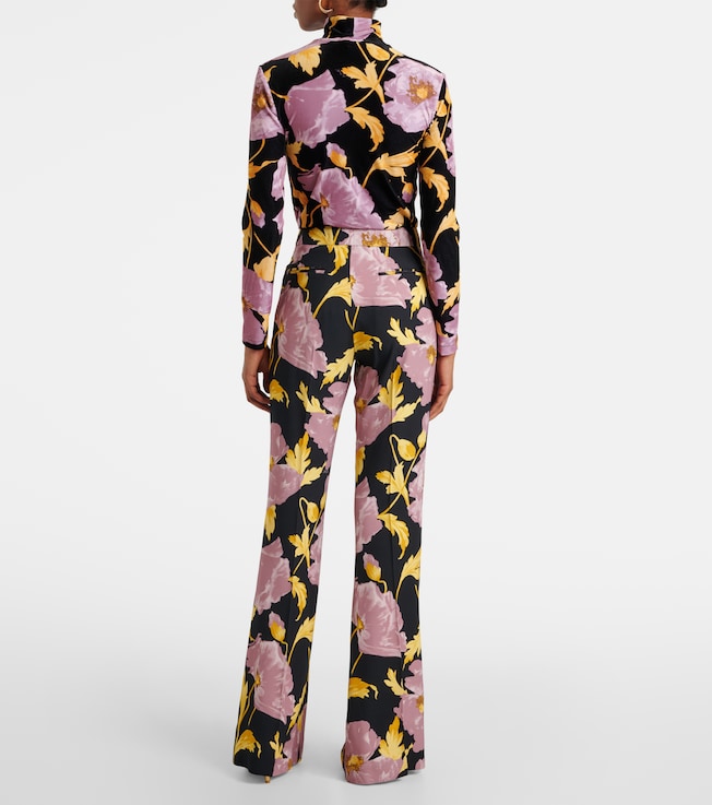 La DoubleJ La DoubleJ Saturday Night printed bootcut pants