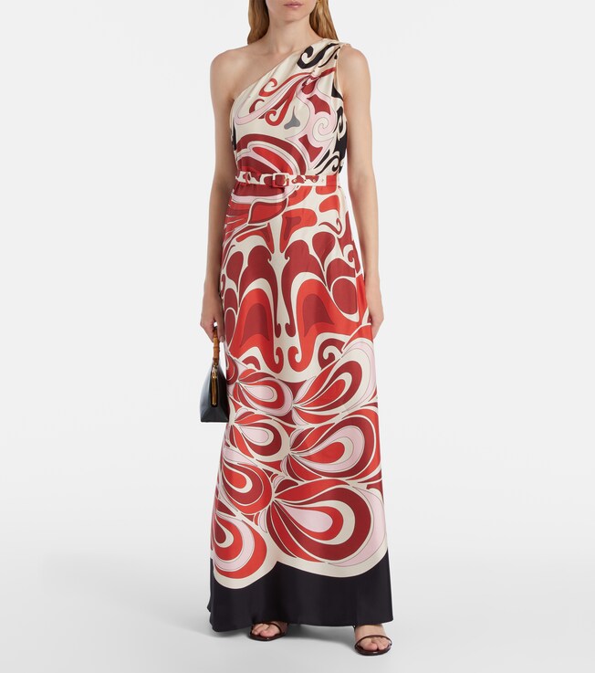 La DoubleJ Roy Phoenix silk twill maxi dress