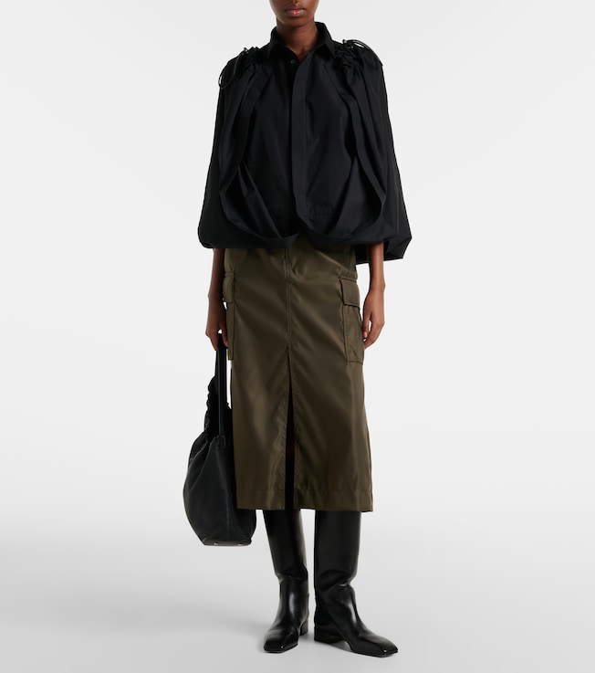 Sacai Gathered shirt