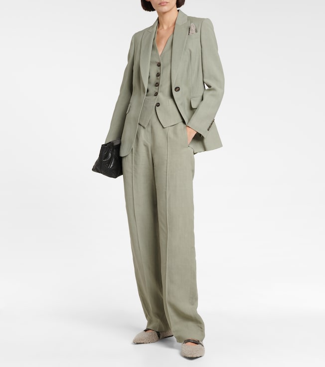 Brunello Cucinelli Straight twill pants