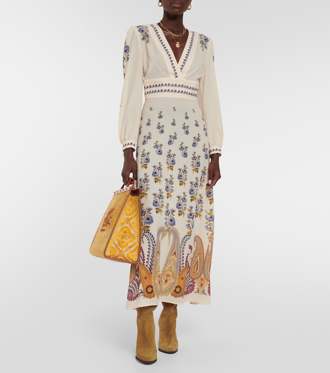 Etro Paisley midi dress