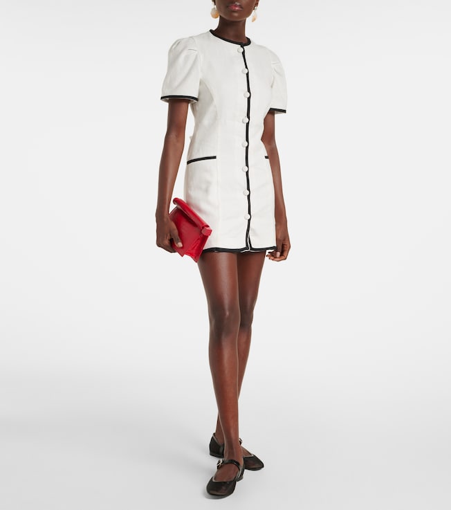 Faithfull Jane linen minidress