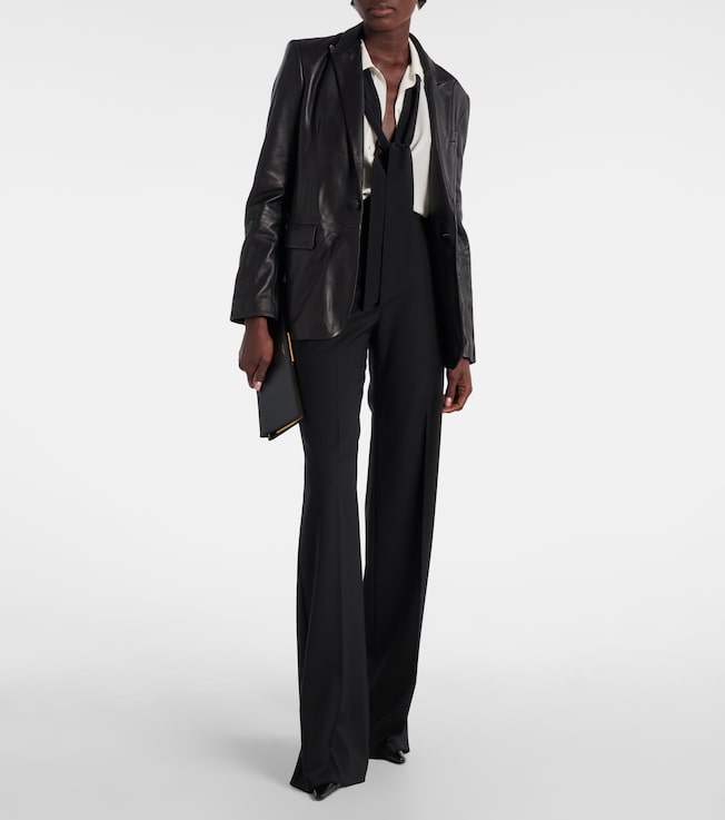 Nili Lotan Belmonde leather blazer