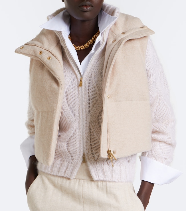 Eleventy Wool down vest