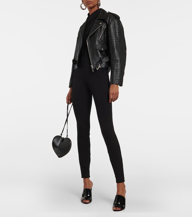 Alaïa Halterneck crêpe jumpsuit