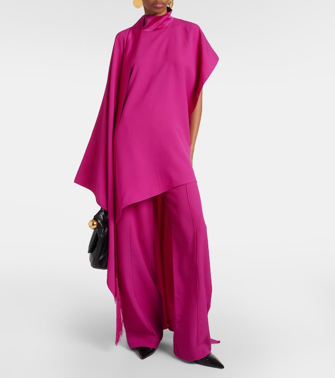 Taller Marmo Marlene high-rise crêpe cady palazzo pants