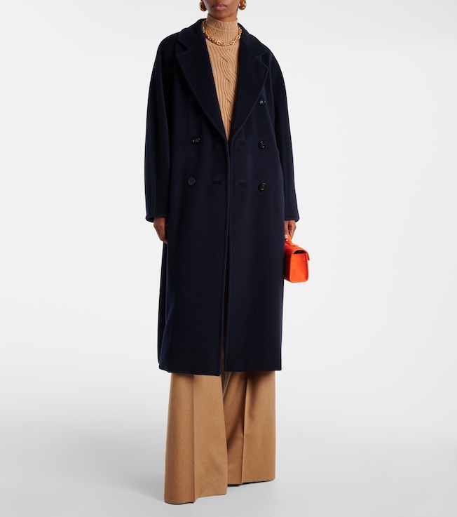 Max Mara Madame wool and cashmere wrap coat