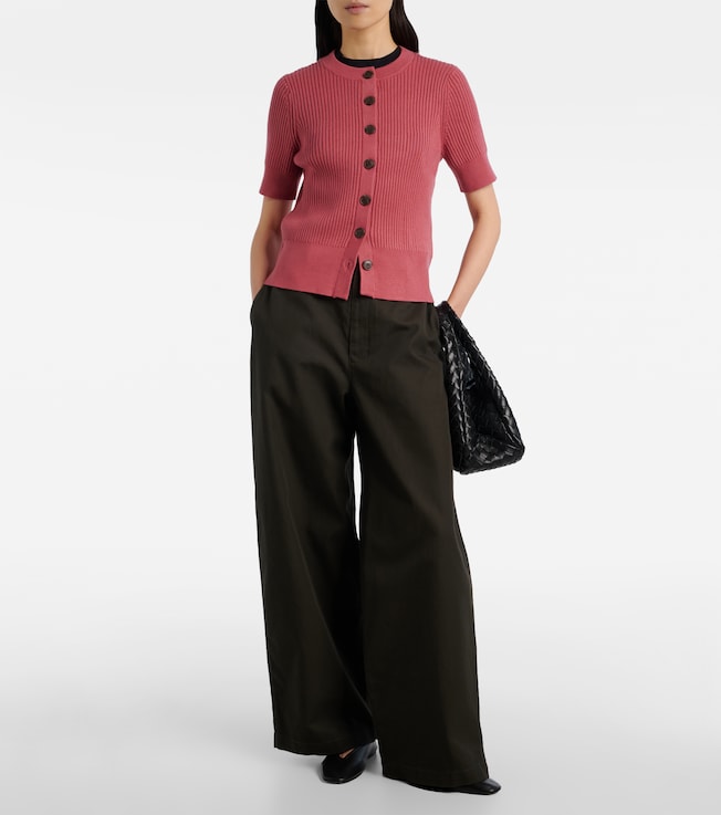 Varley Micha ribbed-knit cardigan