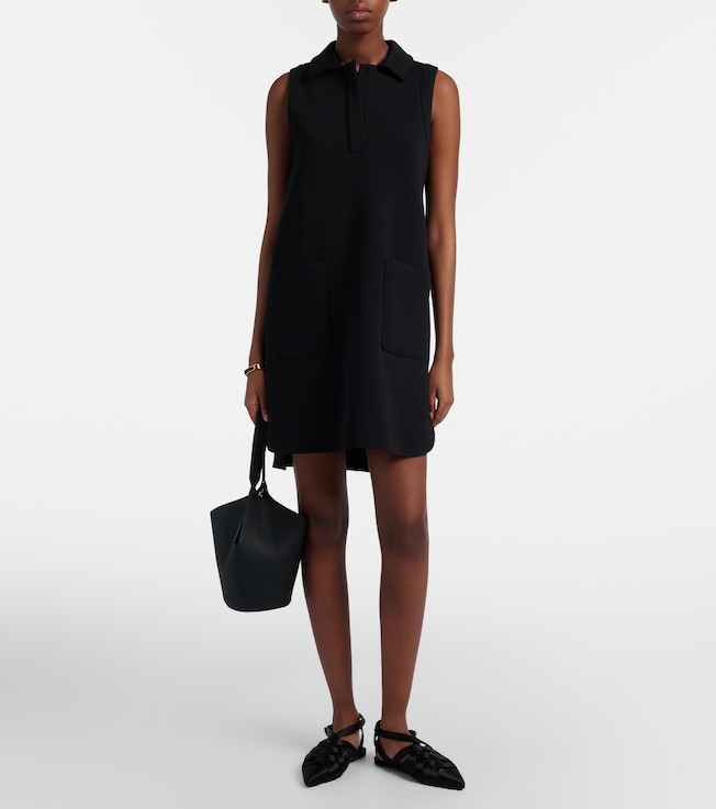 S Max Mara Saggina cotton-blend jersey polo dress