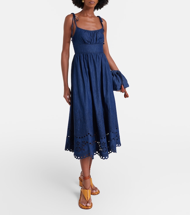 zimmermann illustration asymmetric ruched stretch-mesh midi dress - gathered silk-voile halterneck Size:6mo-6