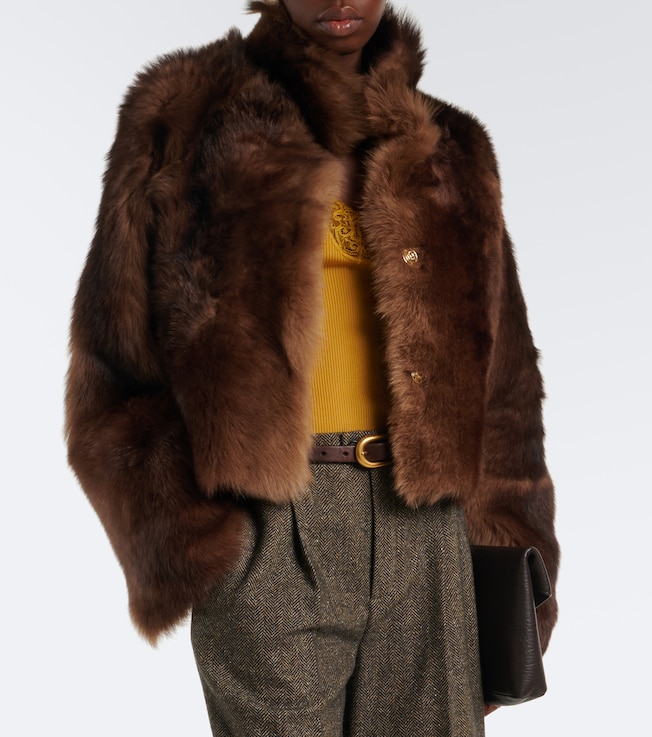 NOUR HAMMOUR Cameron shearling jacket