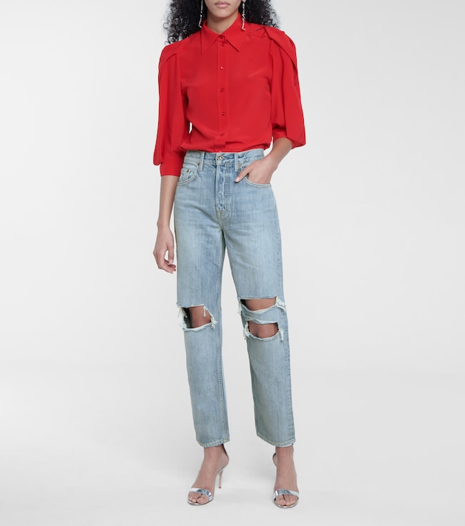 GRLFRND Isabeli distressed jeans
