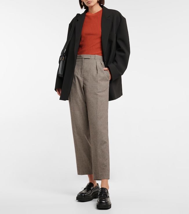 A.P.C. Marion houndstooth straight pants