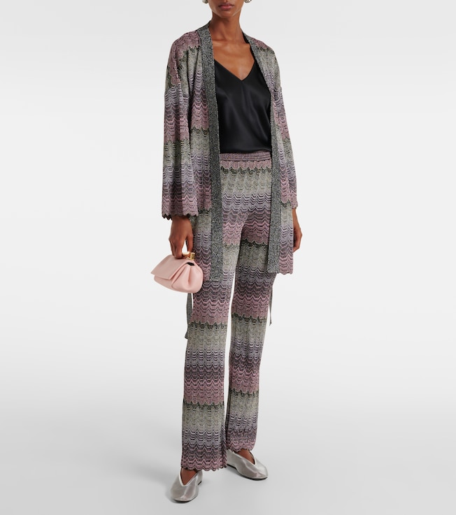 Missoni Zigzag high-rise flared pants