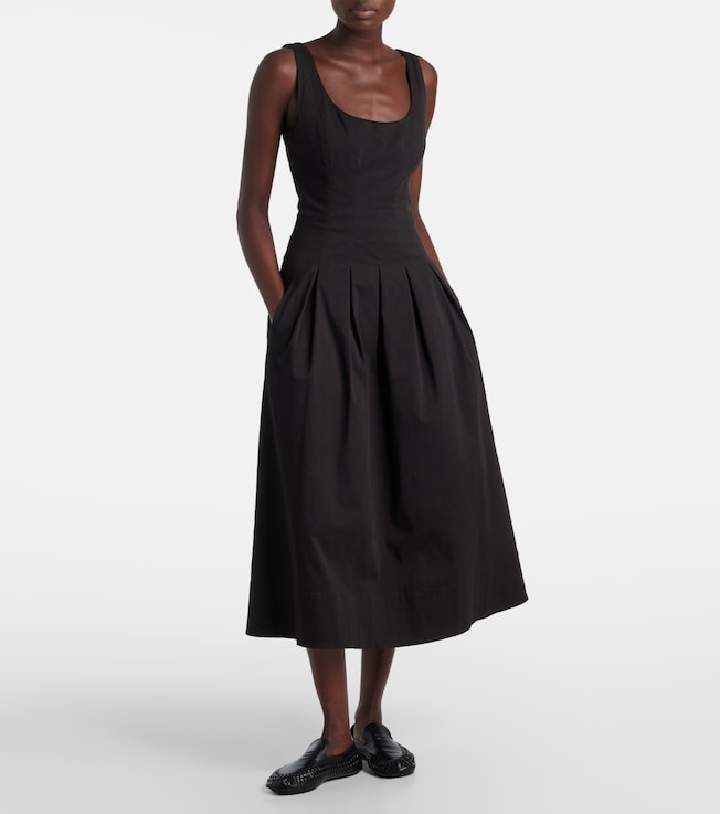 Proenza Schouler White Label Shelby cotton-blend midi dress