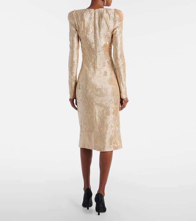 Magda Butrym Magda Butrym Metallic-effect cocktail dress