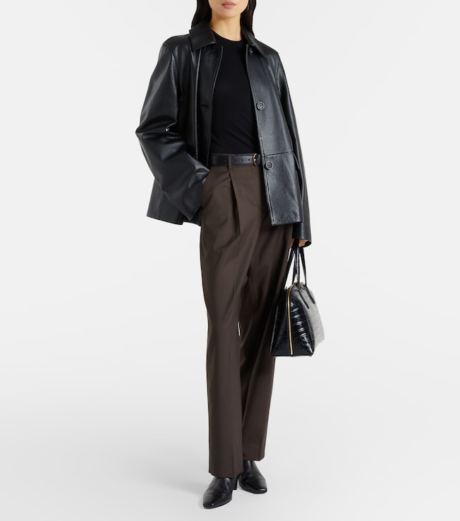 TOTEME Pleated wide-leg pants