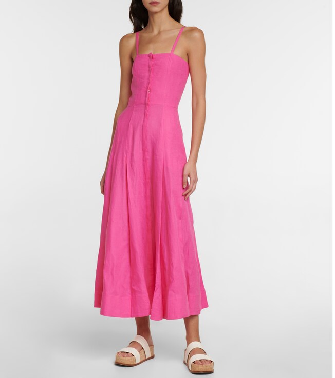 Gabriela Hearst Margritte linen midi dress