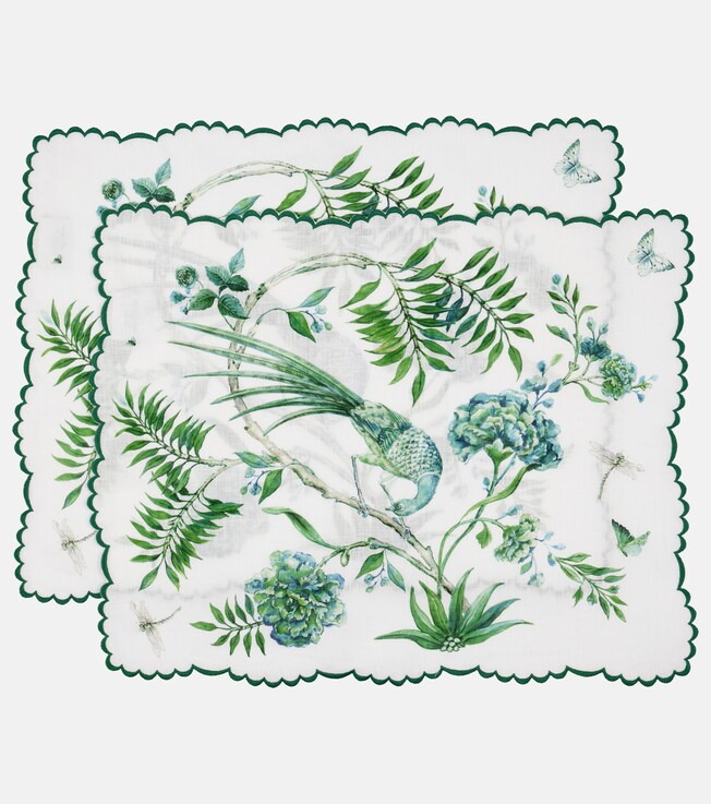 Set Secret Garden aus zwei Tischsets  | Aquazzura Casa