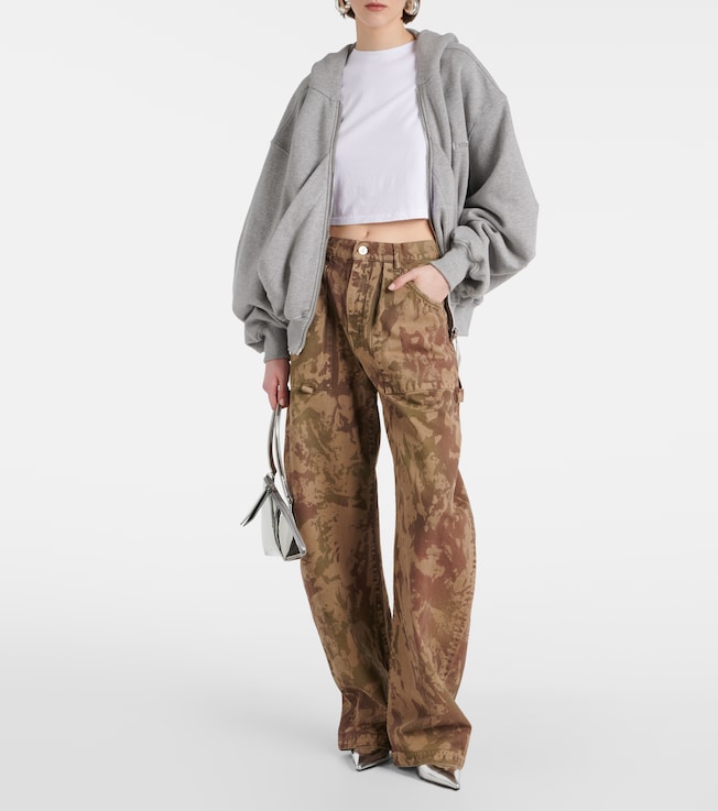 RE/DONE Cotton jersey crop top