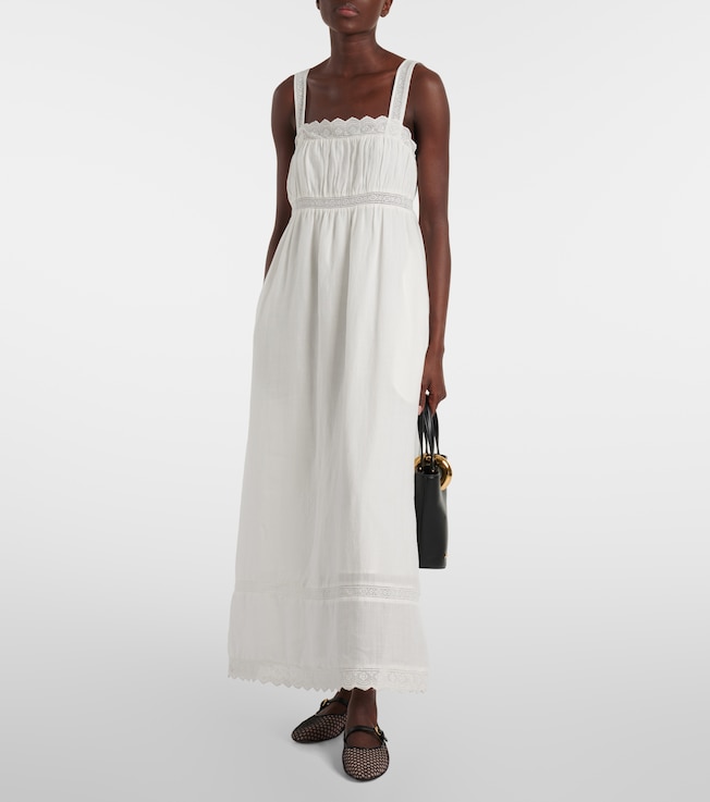POSSE Grace lace-trimmed maxi dress