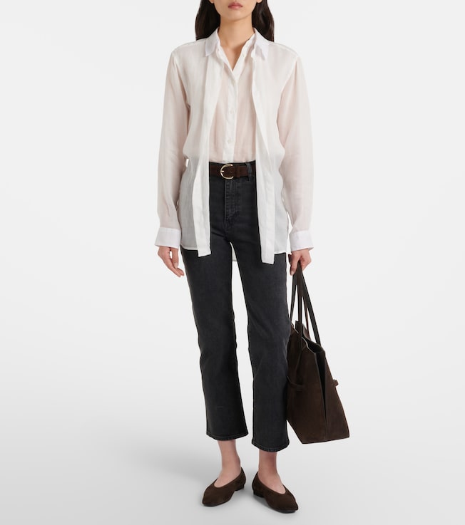 FRAME Ruler cropped straight jeans