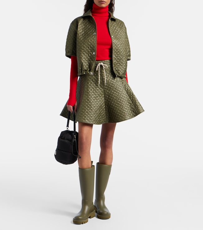 Moncler Floral miniskirt