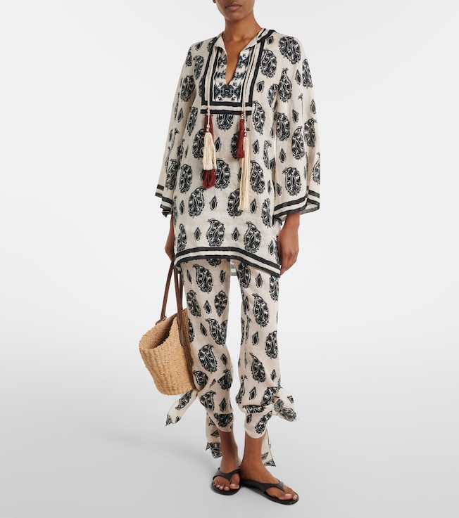 Johanna Ortiz Printed linen kaftan