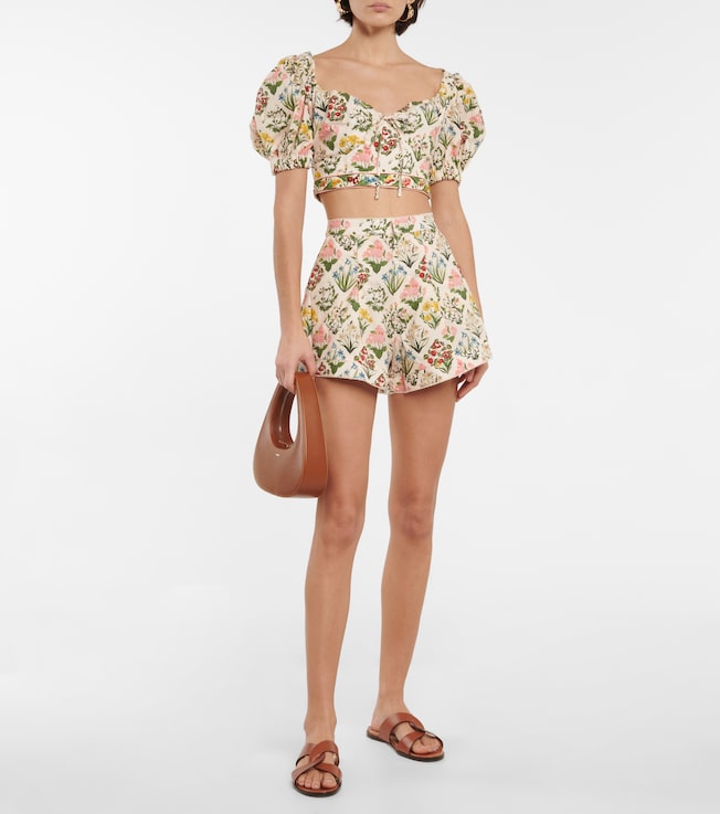 Agua by Agua Bendita Palmarosa cotton crop top