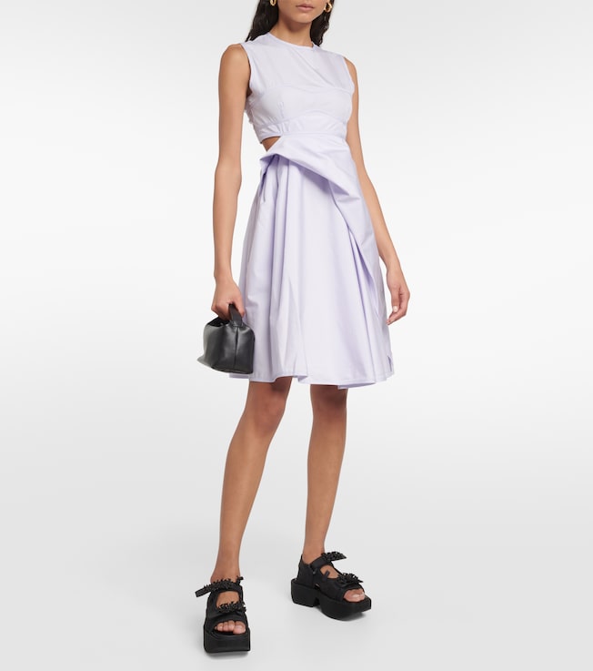 Cecilie Bahnsen Seero cutout cotton minidress