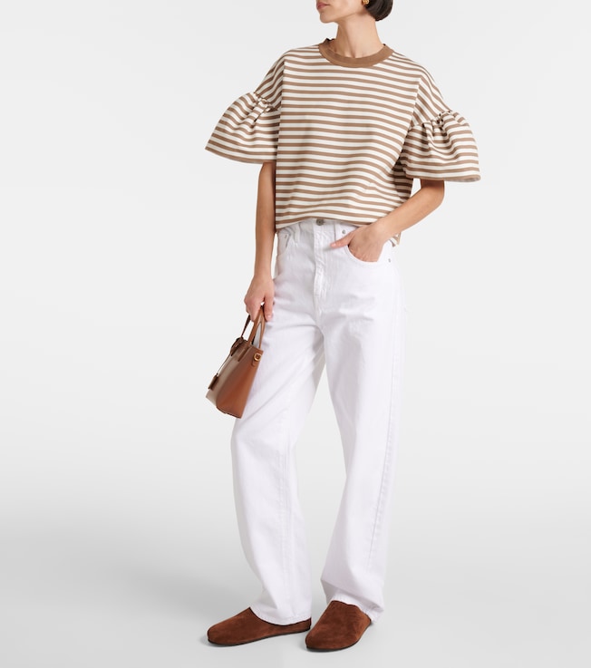 Max Mara Peirak striped jersey T-shirt