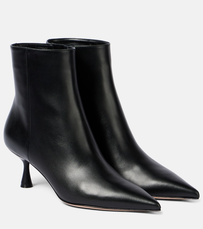GIANVITO ROSSI - Murray 55 leather ankle boots | Plush