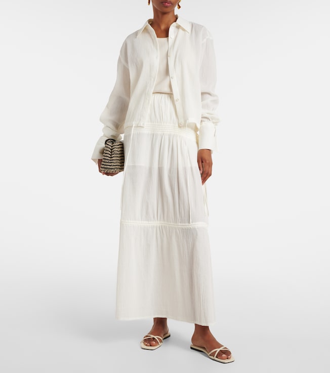 TOTEME Cotton maxi skirt
