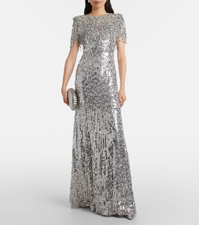Jenny Packham Eugenie sequined gown