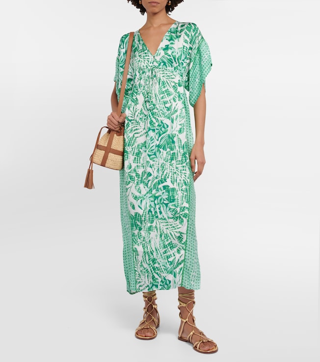 Poupette St Barth Amaya printed kaftan