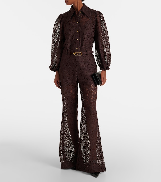 Zimmermann Lace flared pants