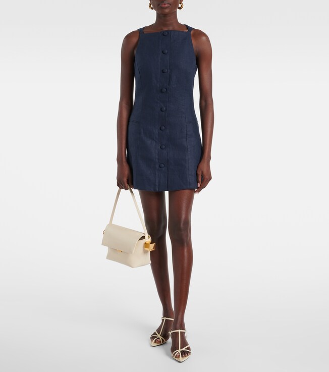 Faithfull Ambra linen minidress