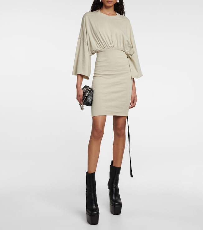 Rick Owens DRKSHDW Tommy jersey minidress