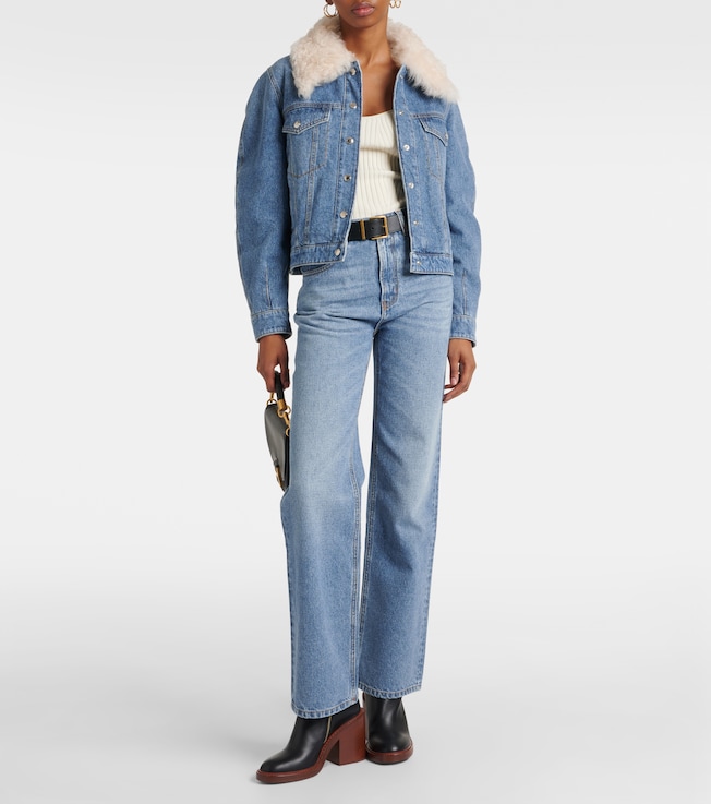 Chloé High-rise straight jeans