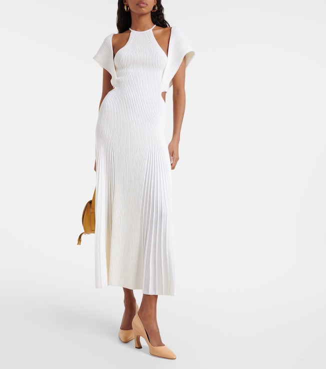 Chloé Cutout wool maxi dress
