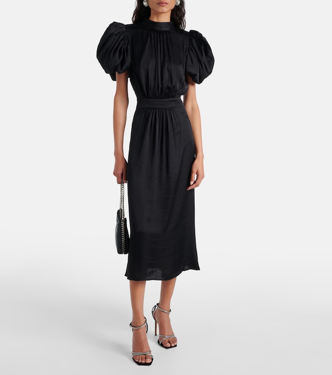 Rotate Dawnana embellished puff-sleeve gown